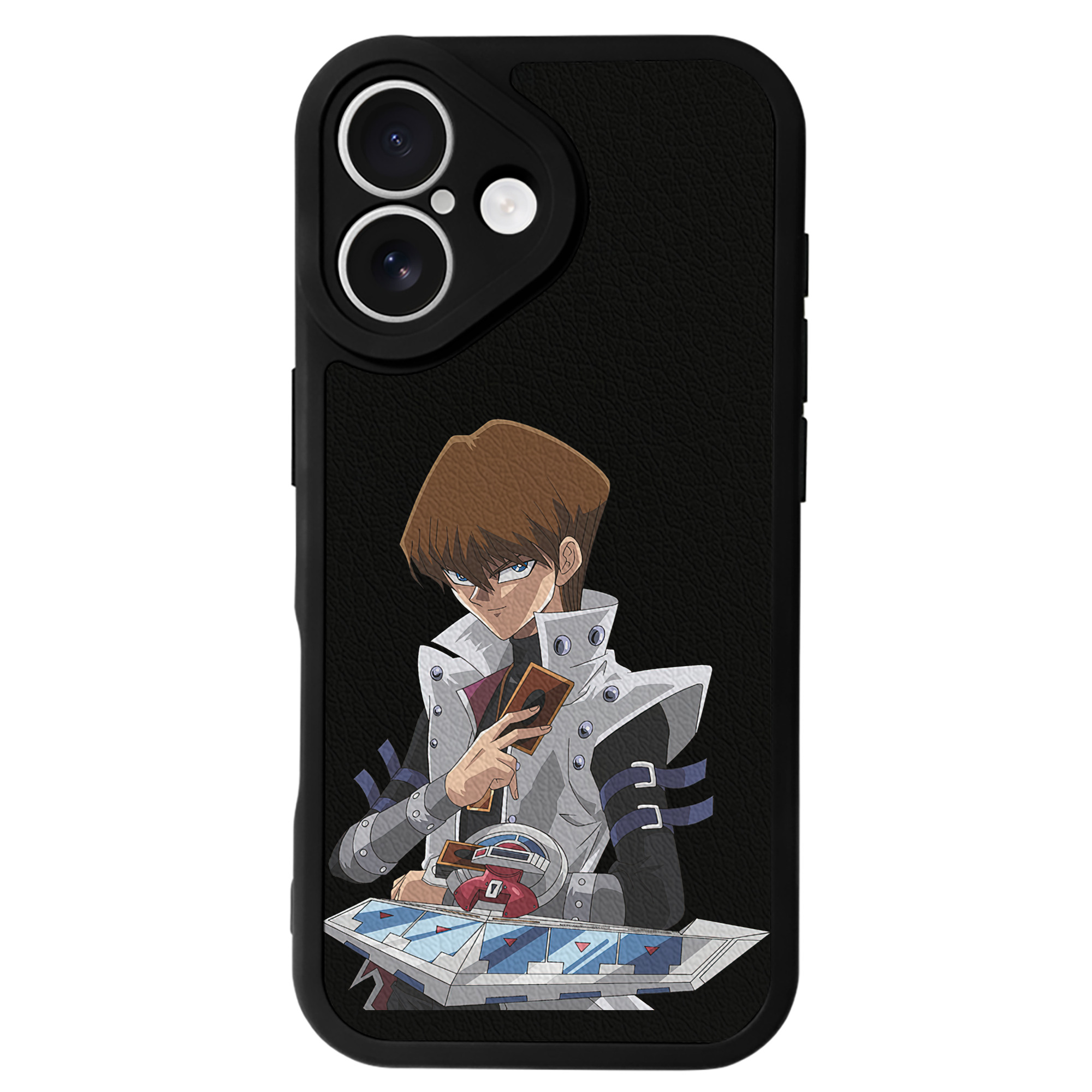遊☆戯☆王 Yu-Gi-Oh! 【iPhone 16シリーズ対応】シリコンスマホケース（レザー調） 材質：シリコン